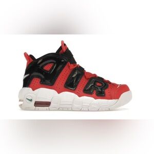 Nike Air More Uptempo Red/Black Sneakers